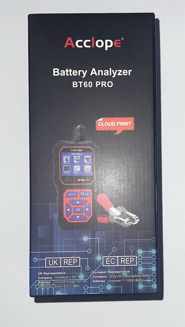 Comprobador Baterías Digital