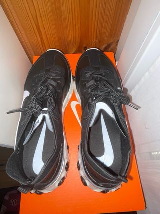 Nike React Scarpe Nero Bianco