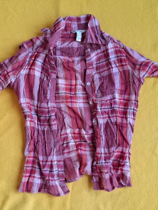 Camisa de mujer a cuadros