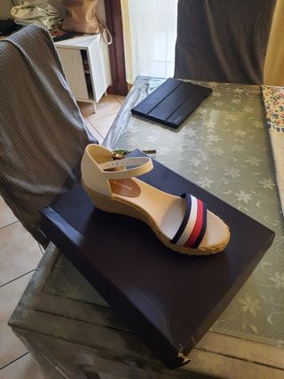 Zeppa Tommy Hilfiger Multicolor/Bianco