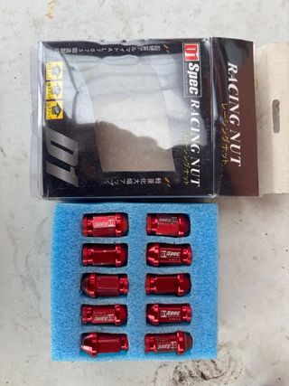 Tuercas D1 Spec Racing Nut Rojas