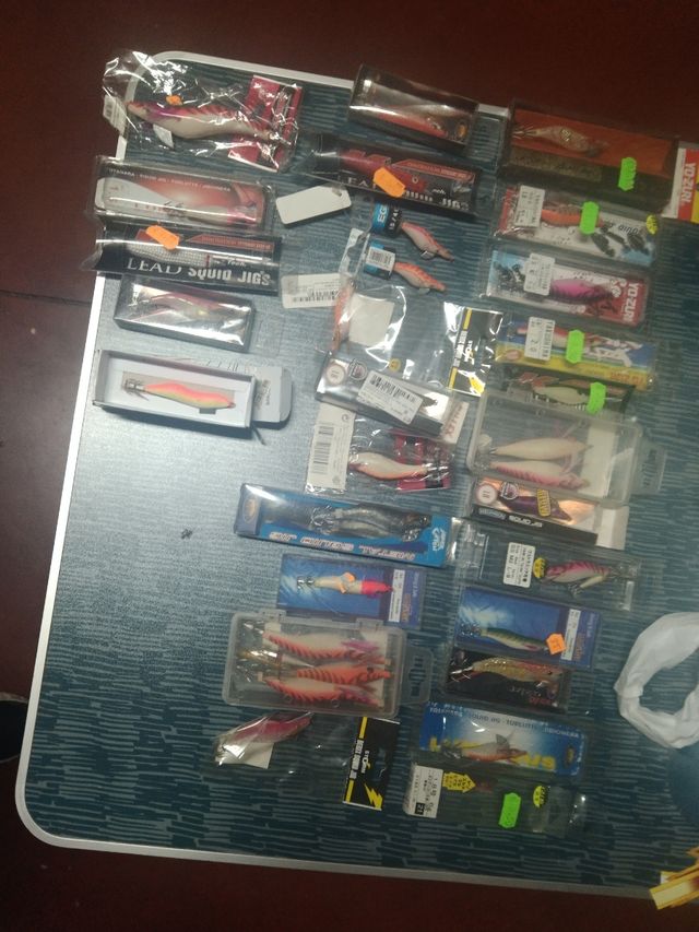 Calamar sepia señuelos 33 lote