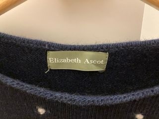 Maglioncino blu pois Elizabeth Ascot