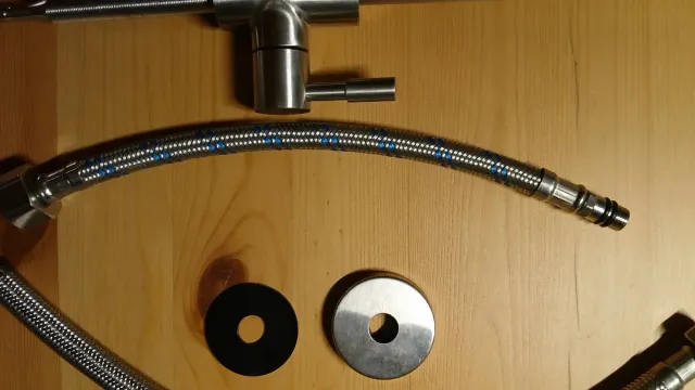 Grifo Monomando Cocina Acero Inoxidable