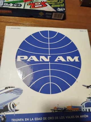 Juego de mesa Pan Am y juego Cosa Nostra