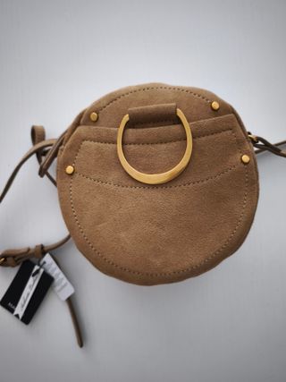 Bolso redondo piel Mango