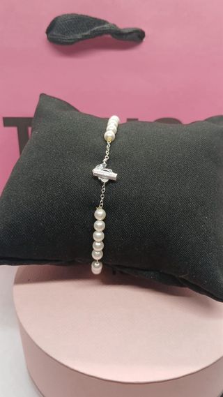 Pulsera Tous Perlas y Plata