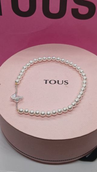 Pulsera Tous Perlas y Plata