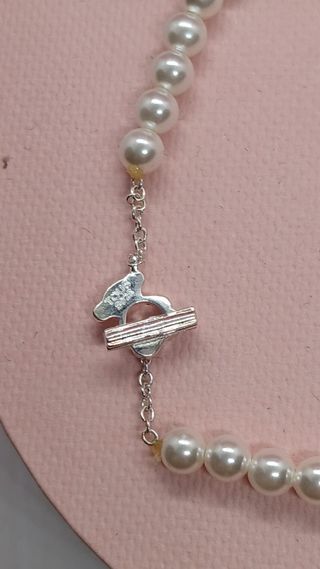 Pulsera Tous Perlas y Plata