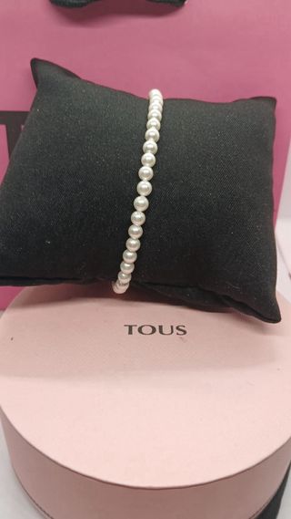 Pulsera Tous Perlas y Plata