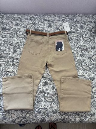 Jeans Mas Moda Talla XL Beige