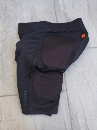 Culotte Rockrider con protección D3O para ciclismo