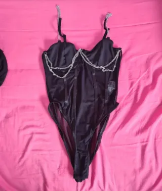 Body Shein Negro Talla S