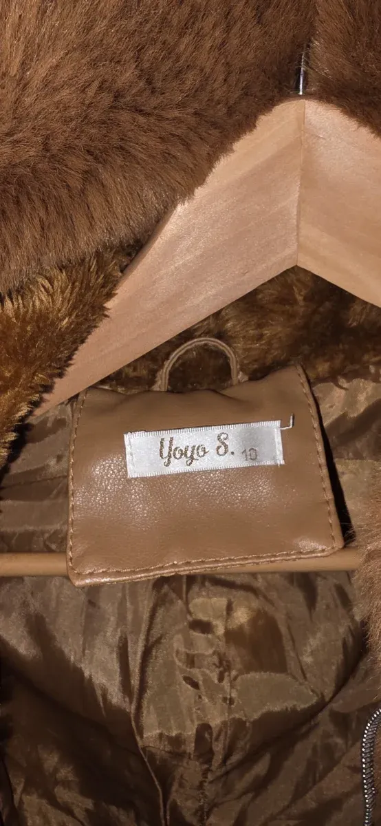 Abrigo Polipiel Pelo Niña Talla 10 Años