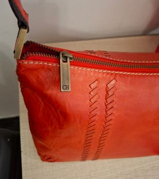 Bolso Piel Carolina Herrera Rojo