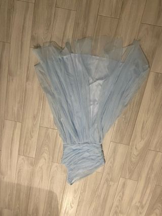 Vestido invitada boda azul 