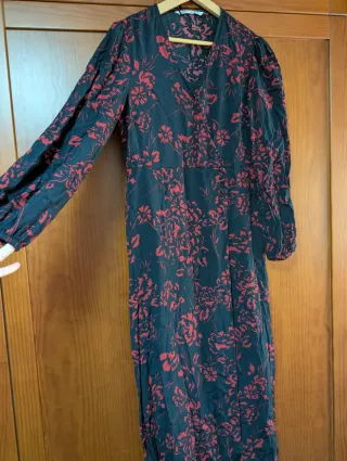 Vestido cruzado estampado floral midi