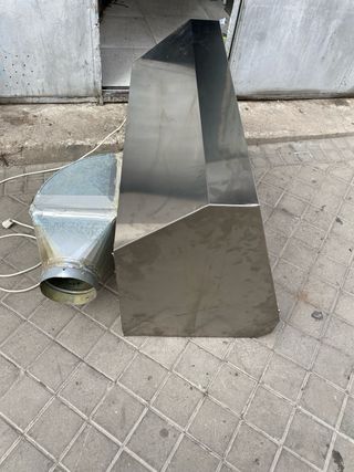 Campana extractora industrial acero inoxidable