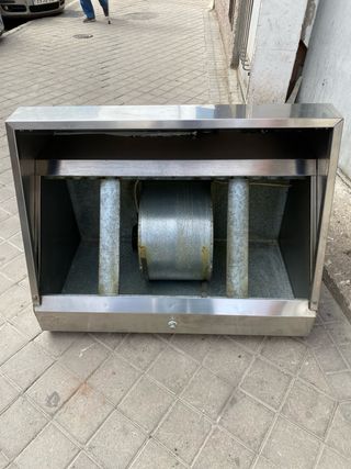 Campana extractora industrial acero inoxidable