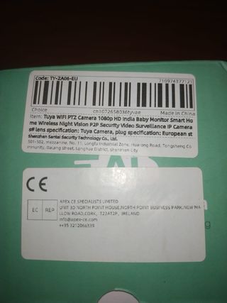Cámara de vídeo vigilancia wifi