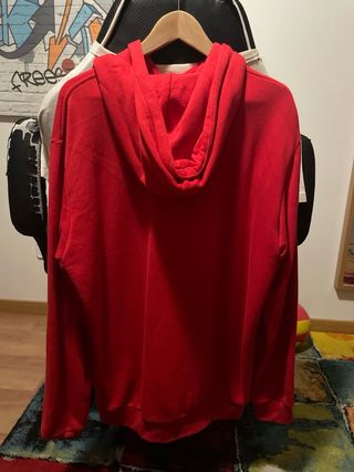 Sudadera Adidas Roja con Capucha