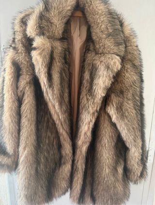 Abrigo de pelo Talla L/XL