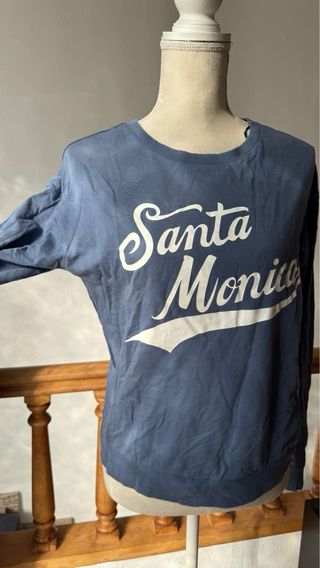 Sudadera Azul Santa Monica