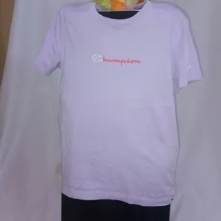 Camiseta Champion Morada Talla S Mujer