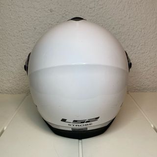 Casco Moto Modular LS2 FF325 Strobe Blanco M