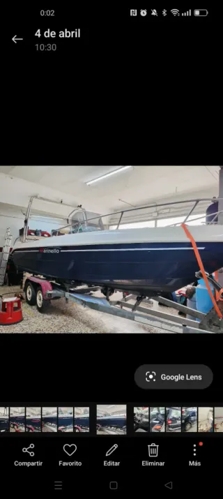 Embarcación Marinello con motor fueraborda 115 evi