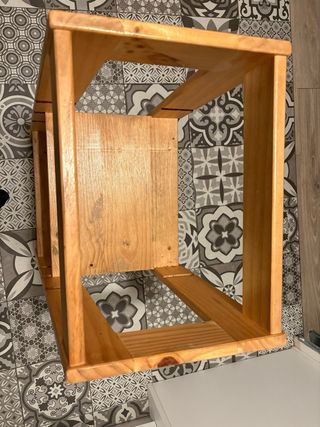 Trona de aprendizaje madera, muy buen estado