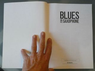Blues para Saxofón - Partituras