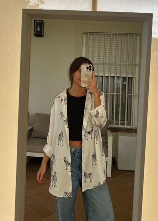 Camisa de cebras Zara 