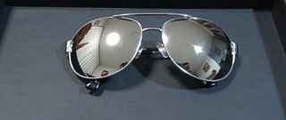 Occhiali da sole aviator in vetro specchiato