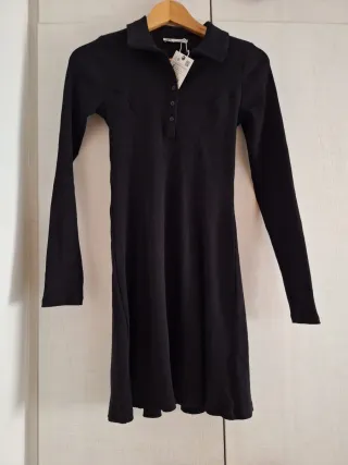Vestido Negro Zara Talla S NUEVO