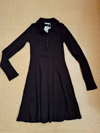 Vestido Negro Zara Talla S NUEVO
