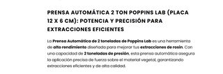 PRENSA AUTOMATICA 2TON (PLACA 12x6CM) POPPINS LAB