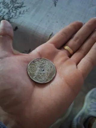 Moneda antigua 1757