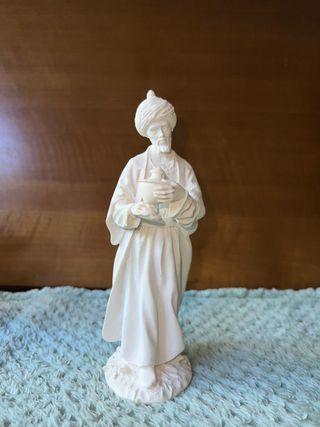 Belén figuras marmolina con reyes magos
