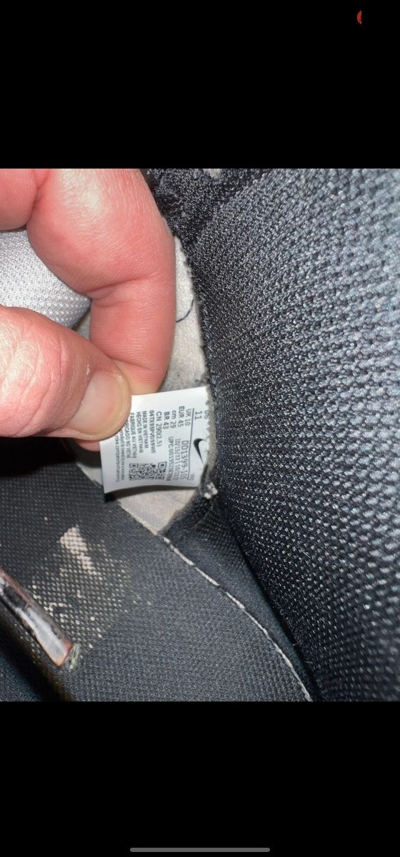 Nike Dunk High sneakers nere e bianche