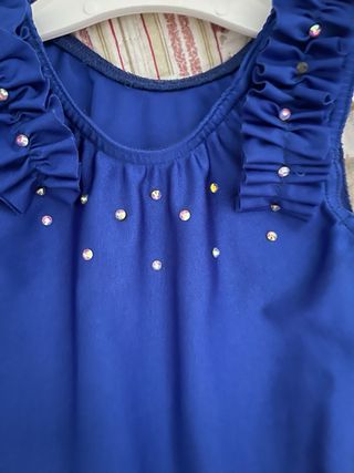 Maillot Rítmica T8 Azul Brillante