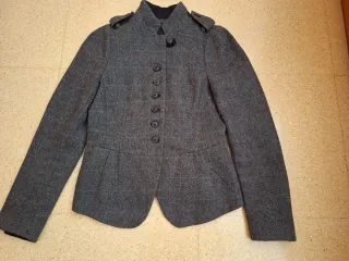 Chaqueta Zara Talla M Gris mujer