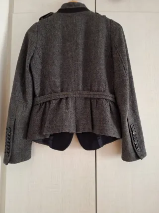 Chaqueta Zara Talla M Gris mujer