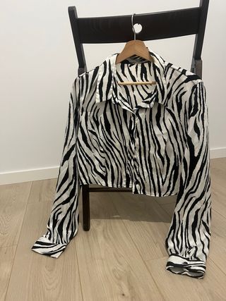 Blusa Top Cebra