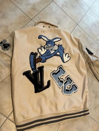 Giacca Louis Vuitton Beige e Blu