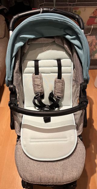 Carrito Bebé Jané Kawai capazo + silla paseo.
