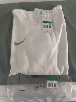 Sudadera Nike blanca con capucha 