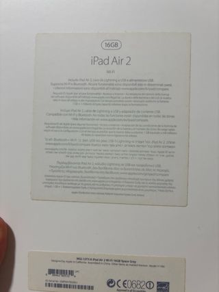 iPad Air 2 16GB Plata