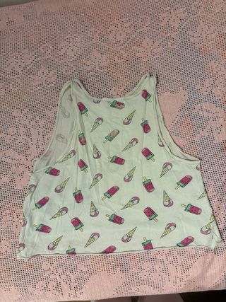 Camiseta Estampado Helados