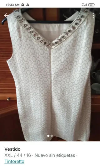 Vestido Tintoretto XXL / 44 / 16